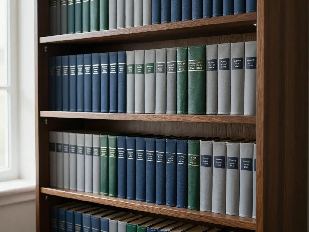 Étagère de bibliothèque aux reliures variées illustrant la diversité des connaissances pour mieux comprendre.